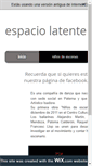 Mobile Screenshot of espaciolatente.com